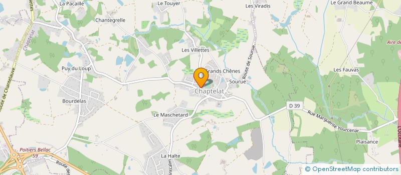 localisation de l'entreprise PHIELA à CHAPTELAT