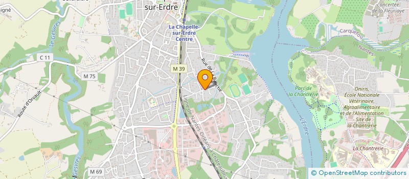 localisation de l'entreprise PHIELEANE à LA CHAPELLE-SUR-ERDRE