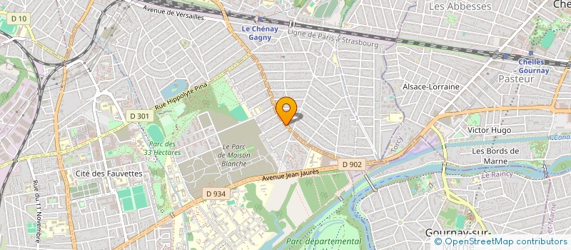 localisation de l'entreprise PHIER BATIR à NEUILLY-SUR-MARNE
