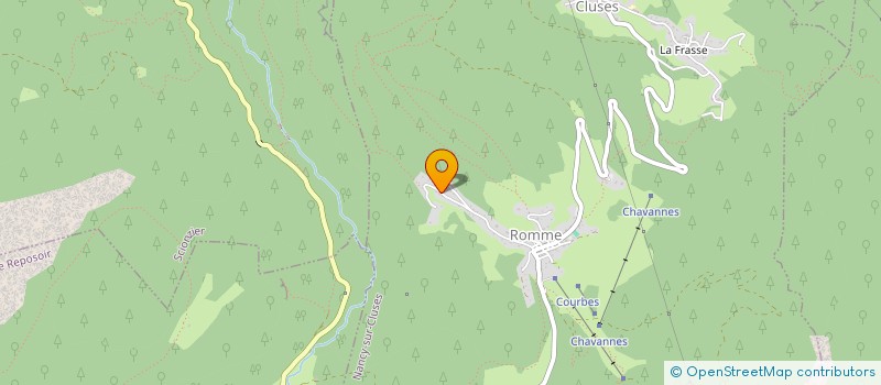 localisation de l'entreprise PHIFA  NANCY-SUR-CLUSES