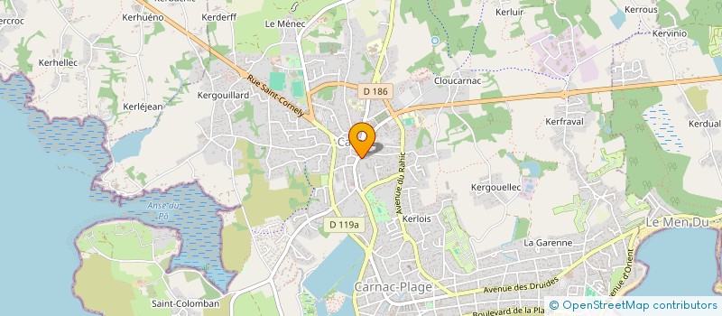 localisation de l'entreprise PHIFLOTHIMAT  CARNAC