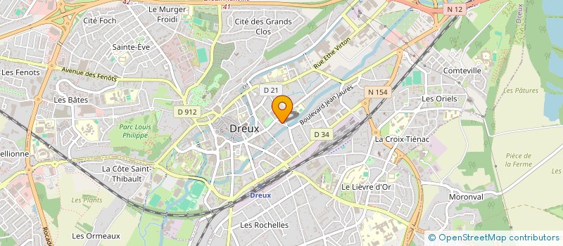 localisation de l'entreprise PHIFRE à DREUX