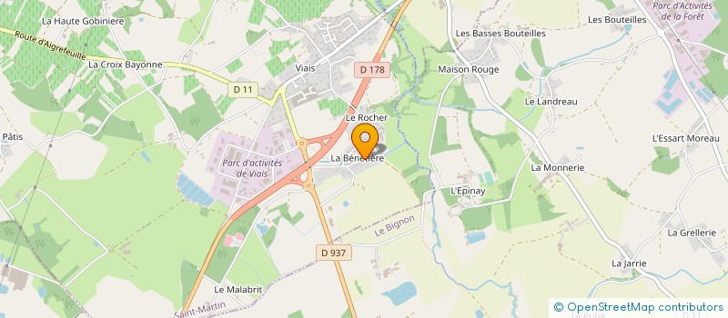 localisation de l'entreprise PHIGELEC  PONT-SAINT-MARTIN