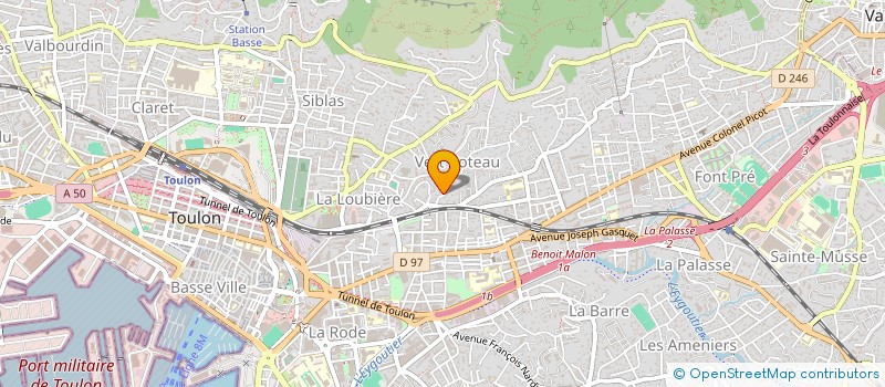 localisation de l'entreprise PHIGEME  TOULON