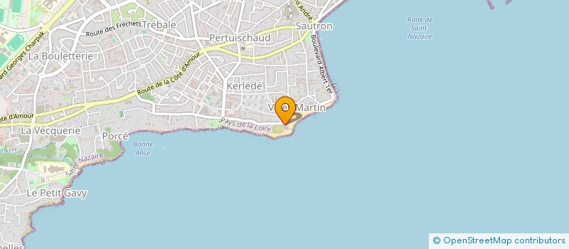 localisation de l'entreprise PHIGENIE  SAINT-NAZAIRE