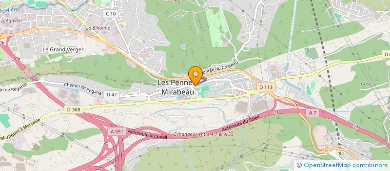 localisation de l'entreprise PHIGEO EXPERT à LES PENNES-MIRABEAU