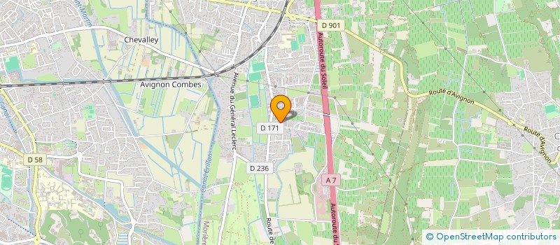 localisation de l'entreprise PHIGROU  MORIERES LES AVIGNON