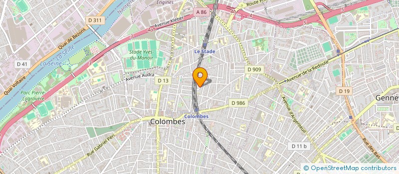 localisation de l'entreprise PHIJUEL  COLOMBES