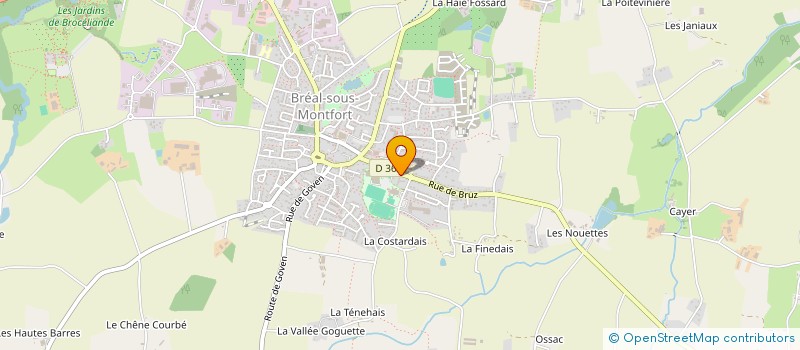 localisation de l'entreprise PHIKAROLE  BREAL-SOUS-MONTFORT