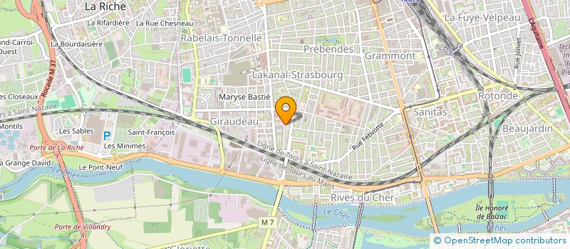 localisation de l'entreprise PHIL 1997  TOURS