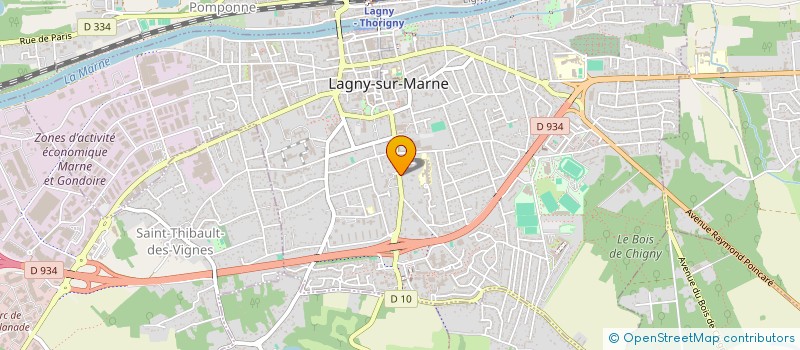 localisation de l'entreprise PHIL'ALARME à LAGNY-SUR-MARNE