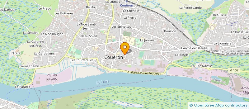 localisation de l'entreprise PHIL'ART à COUERON