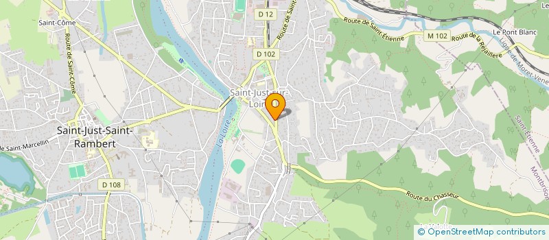 localisation de l'entreprise PHIL-ASSUR.COM  SAINT-JUST-SAINT-RAMBERT