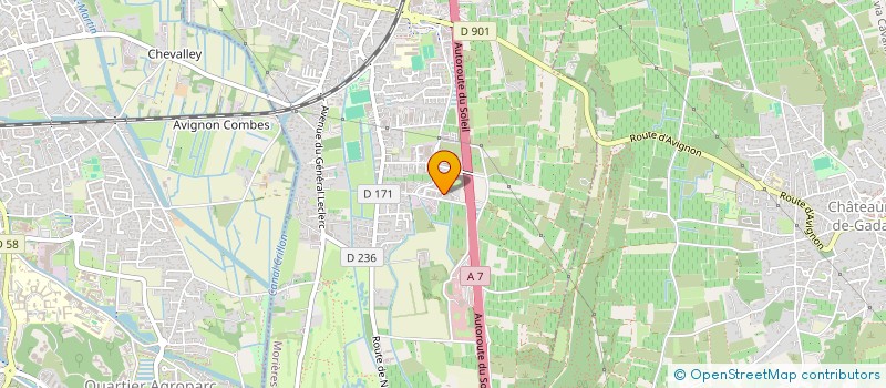 localisation de l'entreprise PHIL-BAPT  MORIERES-LES-AVIGNON