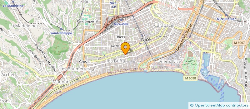 localisation de l'entreprise PHIL.BTP  NICE