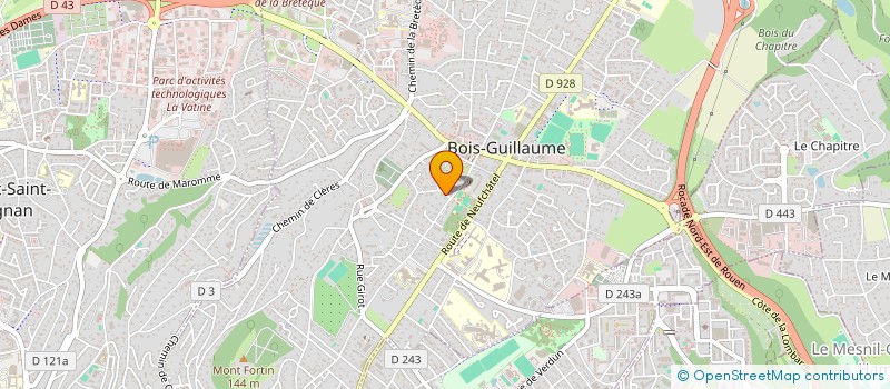 localisation de l'entreprise PHIL-CARE à BOIS-GUILLAUME