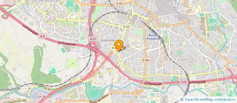 localisation de l'entreprise PHIL CONCEPT ELEC  AIX-EN-PROVENCE
