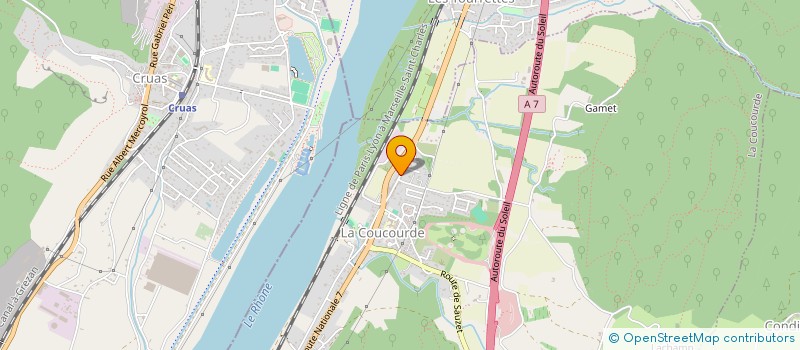 localisation de l'entreprise PHIL DECO  LA COUCOURDE