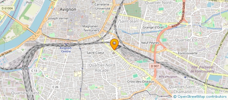 localisation de l'entreprise PHIL'ELEC  AVIGNON