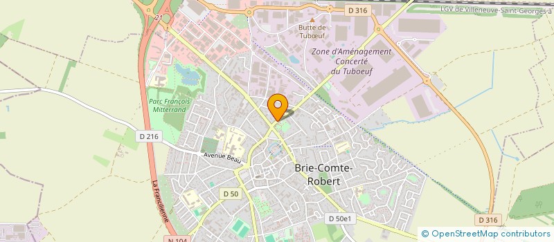 localisation de l'entreprise PHIL'ELECTRIC à BRIE-COMTE-ROBERT