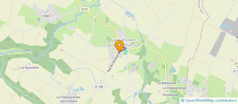 localisation de l'entreprise PHIL'EN RECRE  CHANTONNAY