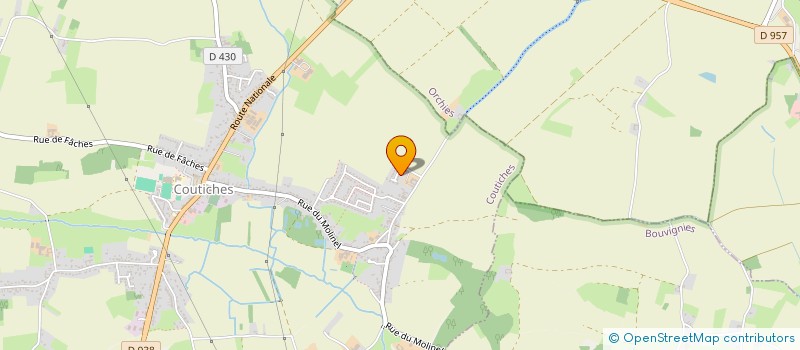 localisation de l'entreprise PHIL ENERGIES POSITIVES  COUTICHES