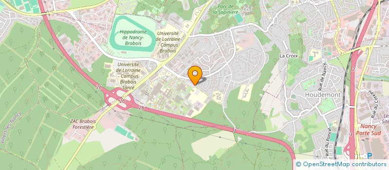 localisation de l'entreprise PHIL ET PAT  VANDUVRE-LES-NANCY