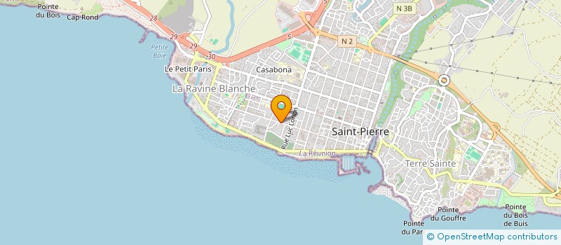 localisation de l'entreprise PHIL ET PAT à SAINT-PIERRE