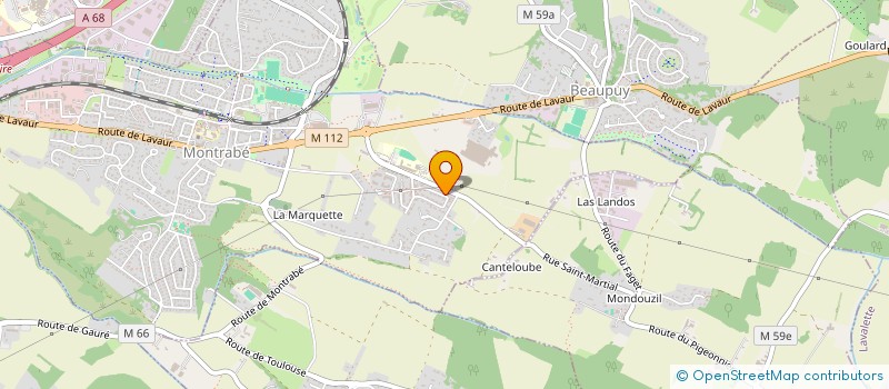 localisation de l'entreprise PHIL'FAIT TOUT  MONTRABE