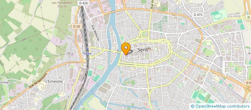 localisation de l'entreprise PHIL FLO à SENS