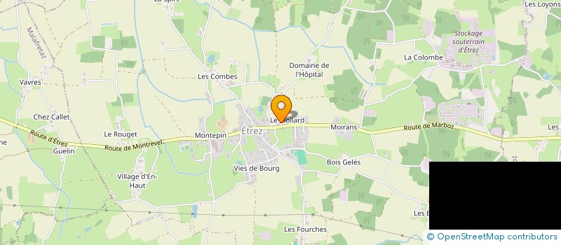 localisation de l'entreprise PHIL GOURMET à MARSONNAS