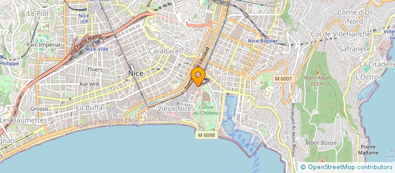 localisation de l'entreprise PHIL'IMAGE à NICE