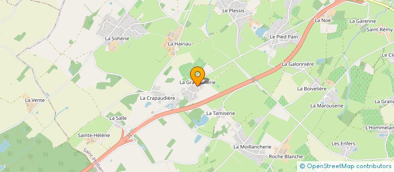 localisation de l'entreprise PHIL IMMO  SAINT-PHILBERT-DE-GRAND-LIEU