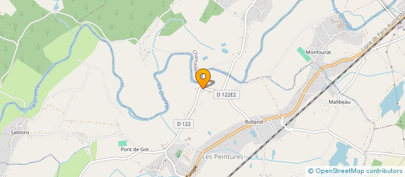 localisation de l'entreprise PHIL'INVEST à LES PEINTURES