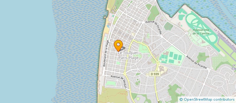 localisation de l'entreprise PHIL JACK  LE TOUQUET-PARIS-PLAGE