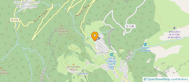 localisation de l'entreprise PHIL & KHAD  LA MORTE