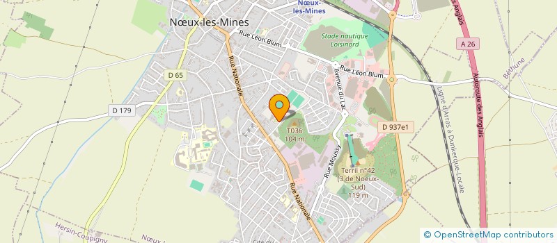 localisation de l'entreprise PHIL@NOEUX à NOEUX LES MINES