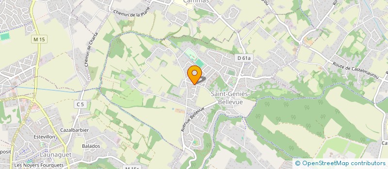 localisation de l'entreprise PHIL PRIMEURS  SAINT-GENIES-BELLEVUE