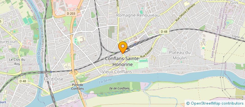 localisation de l'entreprise PHIL SERVICES  CONFLANS-SAINTE-HONORINE