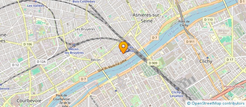 localisation de l'entreprise PHIL TROPPY à COURBEVOIE