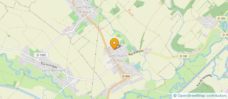 localisation de l'entreprise PHIL' VERT PAYSAGE  SPECHBACH