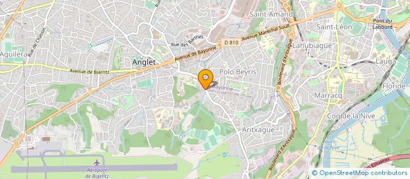 localisation de l'entreprise PHIL64MUSIK  ANGLET