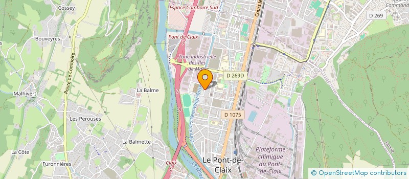 localisation de l'entreprise PHILA CLUB PONTOIS  LE PONT-DE-CLAIX