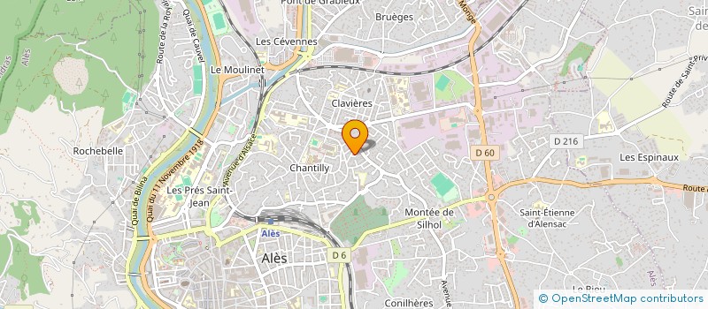 localisation de l'entreprise PHILA-THEMA à ALES
