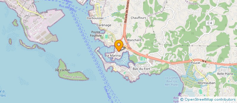 localisation de l'entreprise PHILADELPHIA N 2  LE GOSIER