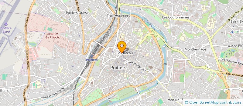 localisation de l'entreprise PHILADIRECT à POITIERS