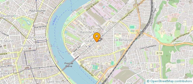 localisation de l'entreprise PHILAE  BORDEAUX