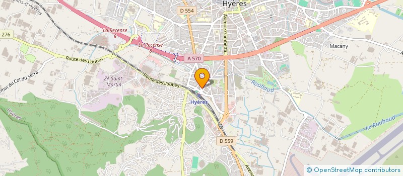 localisation de l'entreprise PHILAE  HYERES