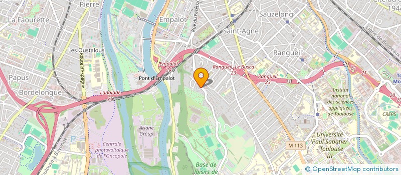 localisation de l'entreprise PHILAE à TOULOUSE