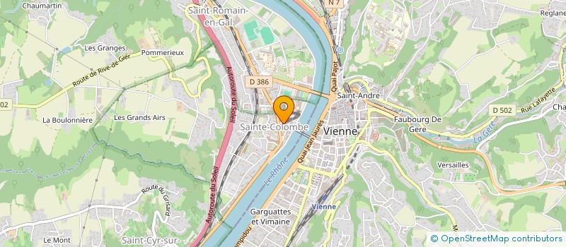 localisation de l'entreprise PHILAE CONSULTING  SAINTE-COLOMBE